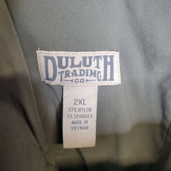 Duluth Trading Co Men's Size 2XL Cargo Shorts Green - Picture 3 of 3